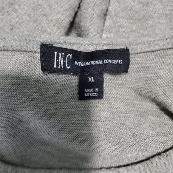 INC Sexy lightweight Sweater dress w/gathered sides & matching Slip XL - Picture 5 of 10